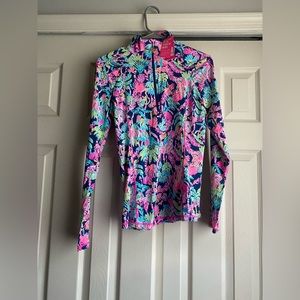 Lilly Pulitzer Justine half zip upf